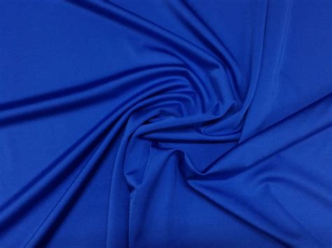 Royal Blue Metallic Lycra Stretch Dress Fabric 